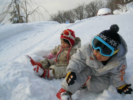 雪遊びもOK