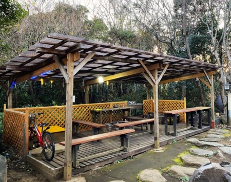 専用BBQ場（屋根付き）
