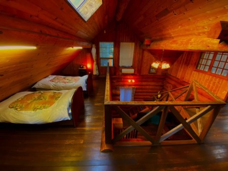 2階の寝室　シングル×2台