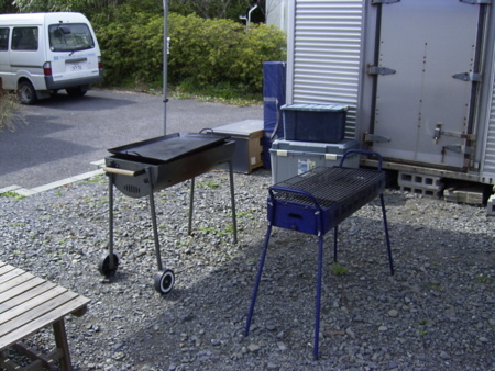 ＢＢＱ設備は全て用意されています