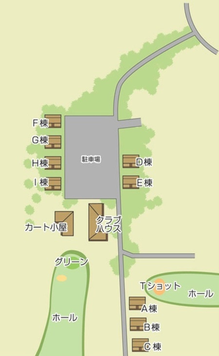 ログハウスは6棟