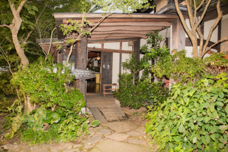 風香山荘の入り口