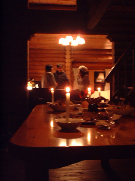 まつぼっくり棟での食事