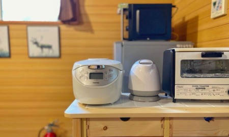 調理器具は全て揃っています。