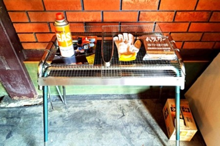 BBQ機材は無料です