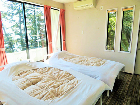 ツインのベッドルーム