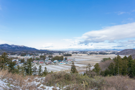 標高400ｍから見下ろす景色