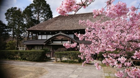 茅葺き屋根を維持しています