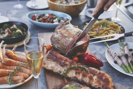 テラスで極上BBQ※食材はイメージです