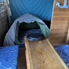 通年室内テントをCafeスペースに隣接に