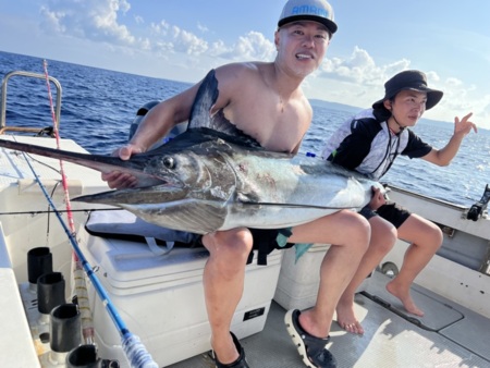 大物釣りツアー　クロカジキ41kg