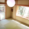 1階寝室　若草色の琉球畳