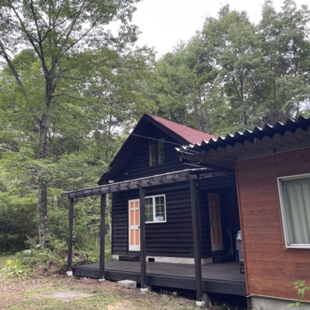 屋根付付デッキで雨でもBBQが出来ます