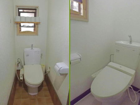 各階毎にウォシュレットトイレ完備