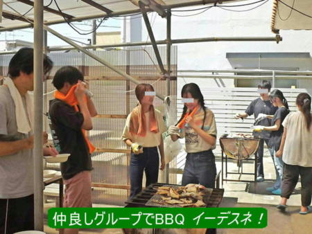 BBQ飲食物は全てお持込ください