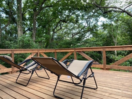 サウナ棟　夜は天体観測