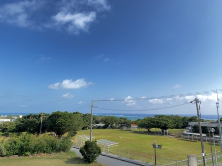 海と空に囲まれる開放感