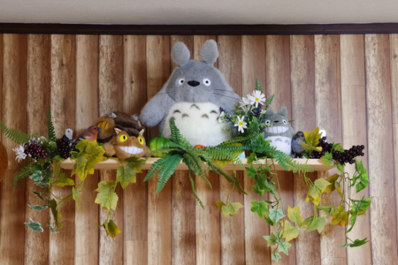 【みはらし台】トトロもお出迎え