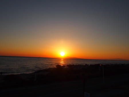 きれいな夕陽