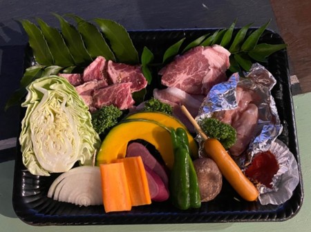 BBQ食材も販売