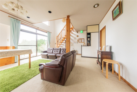 ゆったり寛げるリビング