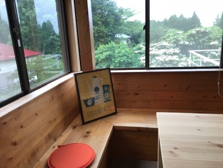 緑あふれるリビング