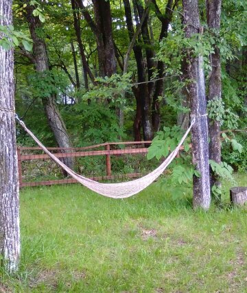 ハンモックは2種類あります。。