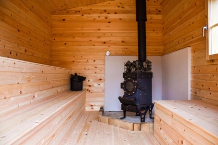 国産薪ストーブサウナ
