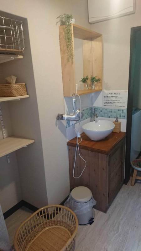 清潔感ある脱衣場