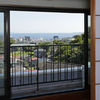 お部屋から海が見えます。