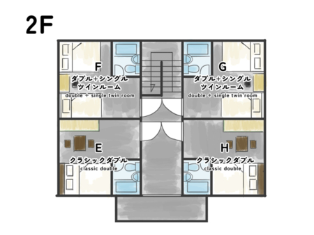 ■2F■客室■/WE HOME HOTEL＆KITCHEN 市川・船橋