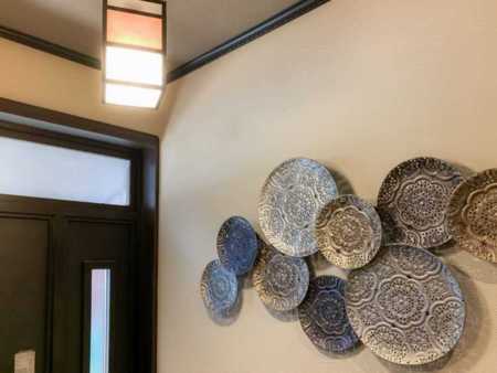 玄関にもこだわりのデザイン