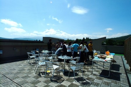 屋上ＢＢＱ　　富士山　絶景