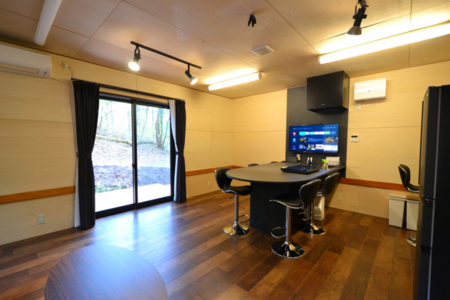 Fスタジオ1F調理、BBQ可能