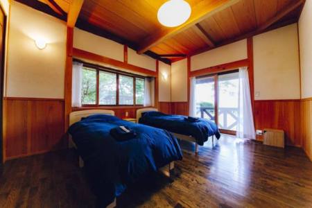 ゆとりのあるベットルーム