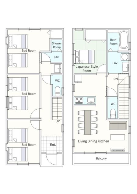バカンスにはもってこいのお部屋です