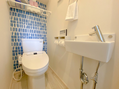 清潔感のある綺麗なトイレが自慢です