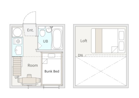 201,202,203,205間取図 