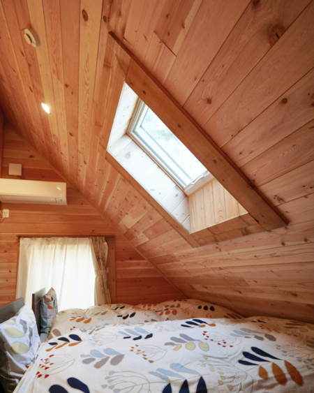 天窓からは北斗七星が見えます