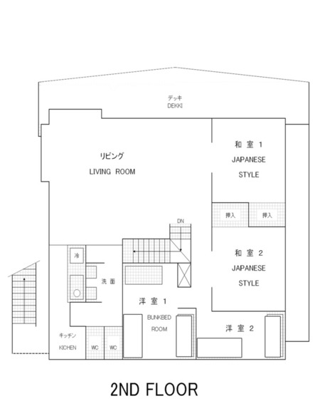 フォレストハウス2F平面図