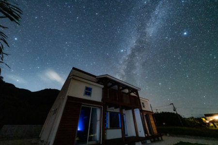 静かな環境で満天の星空が楽しめます！/海と空 石垣島