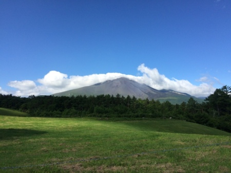 雄大な浅間山