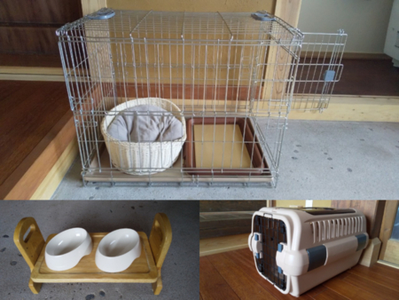ペット用品貸し出しあり