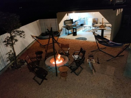 焚き火スペース