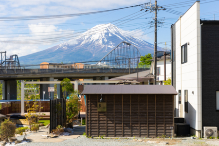 ド迫力の富士山を見ながらBBQできます