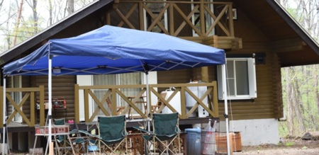 雨の日でもバーベキュータイムOK