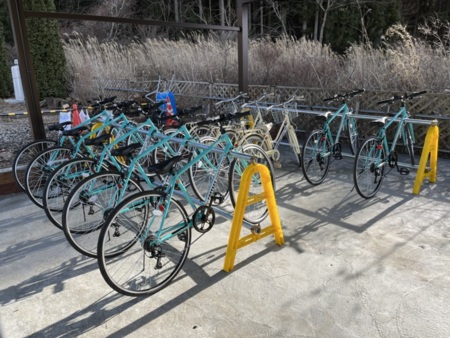 レンタサイクルで観光に出かけましょう！