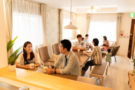 広々空間で大人数での宿泊も快適