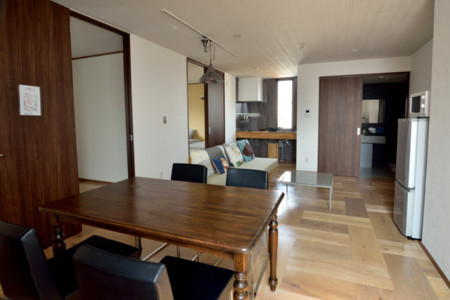 ４０１号室リビングエリア