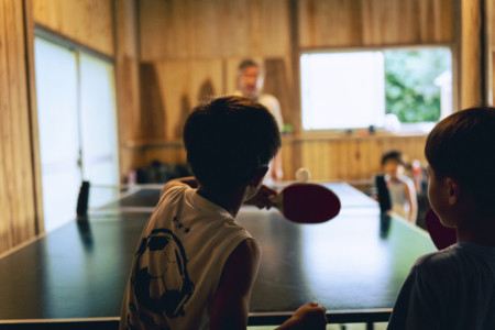 チェックインしたらまずは卓球がおすすめ